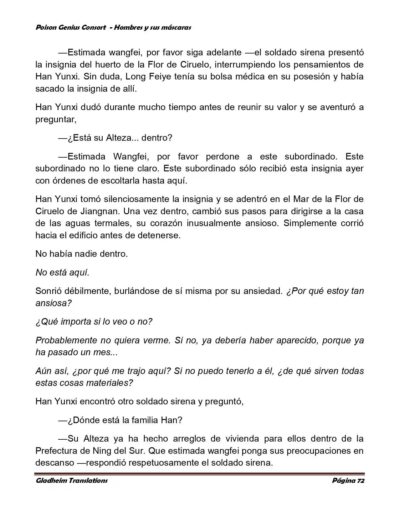 Poison Genious Consort (Novela) - Capítulo 364 - Página 72 - LectorTMOo