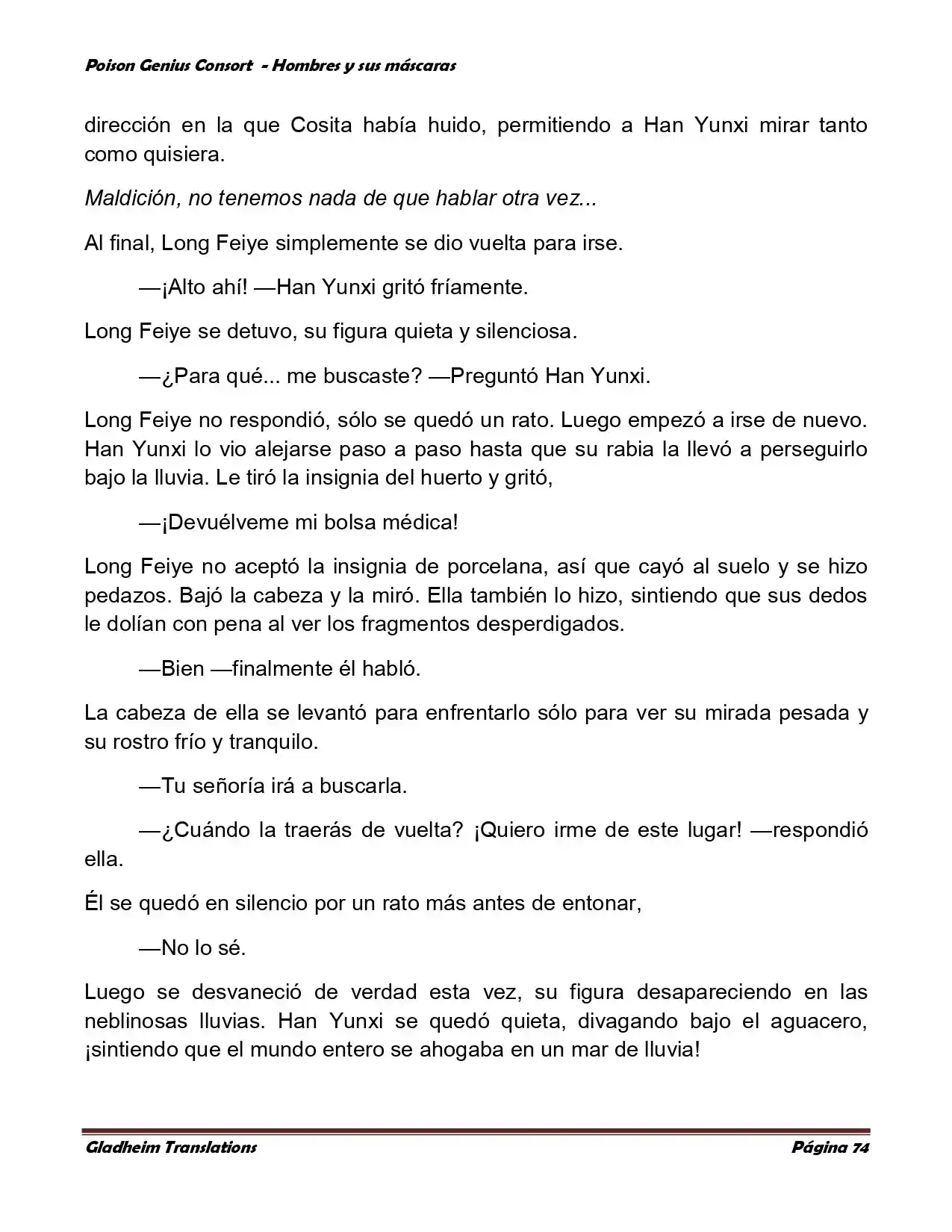 Poison Genious Consort (Novela) - Capítulo 364 - Página 74 - LectorTMOo