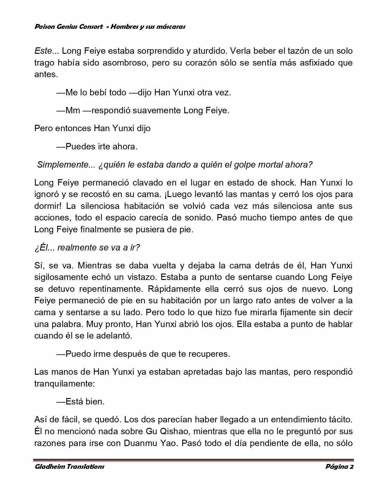Poison Genious Consort (Novela) - Capítulo 365 - Página 2 - LectorTMOo