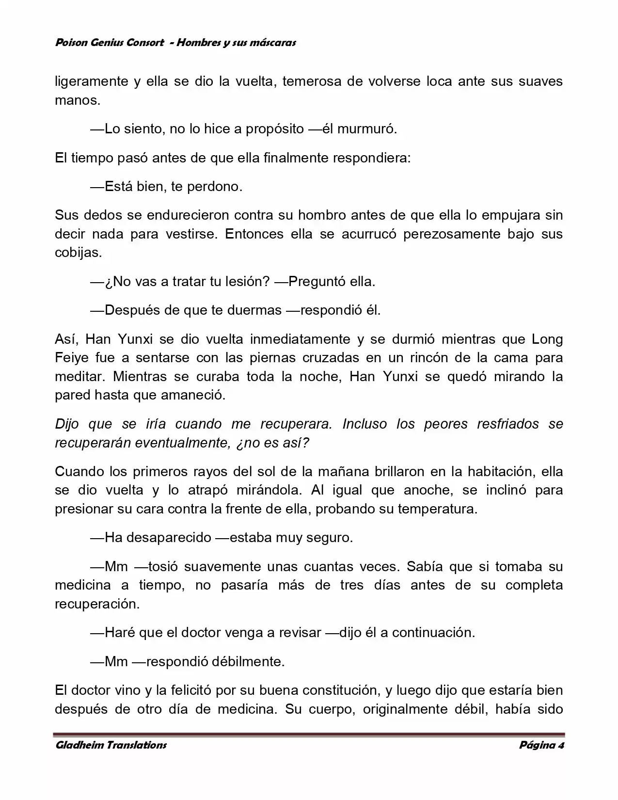 Poison Genious Consort (Novela) - Capítulo 365 - Página 4 - LectorTMOo