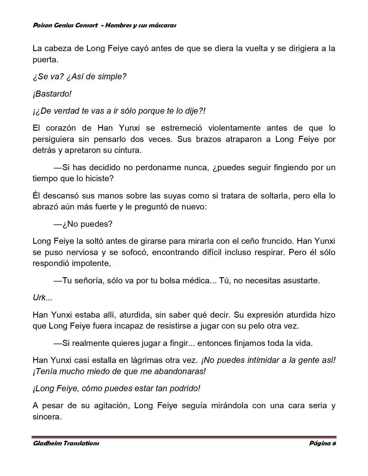 Poison Genious Consort (Novela) - Capítulo 365 - Página 6 - LectorTMOo