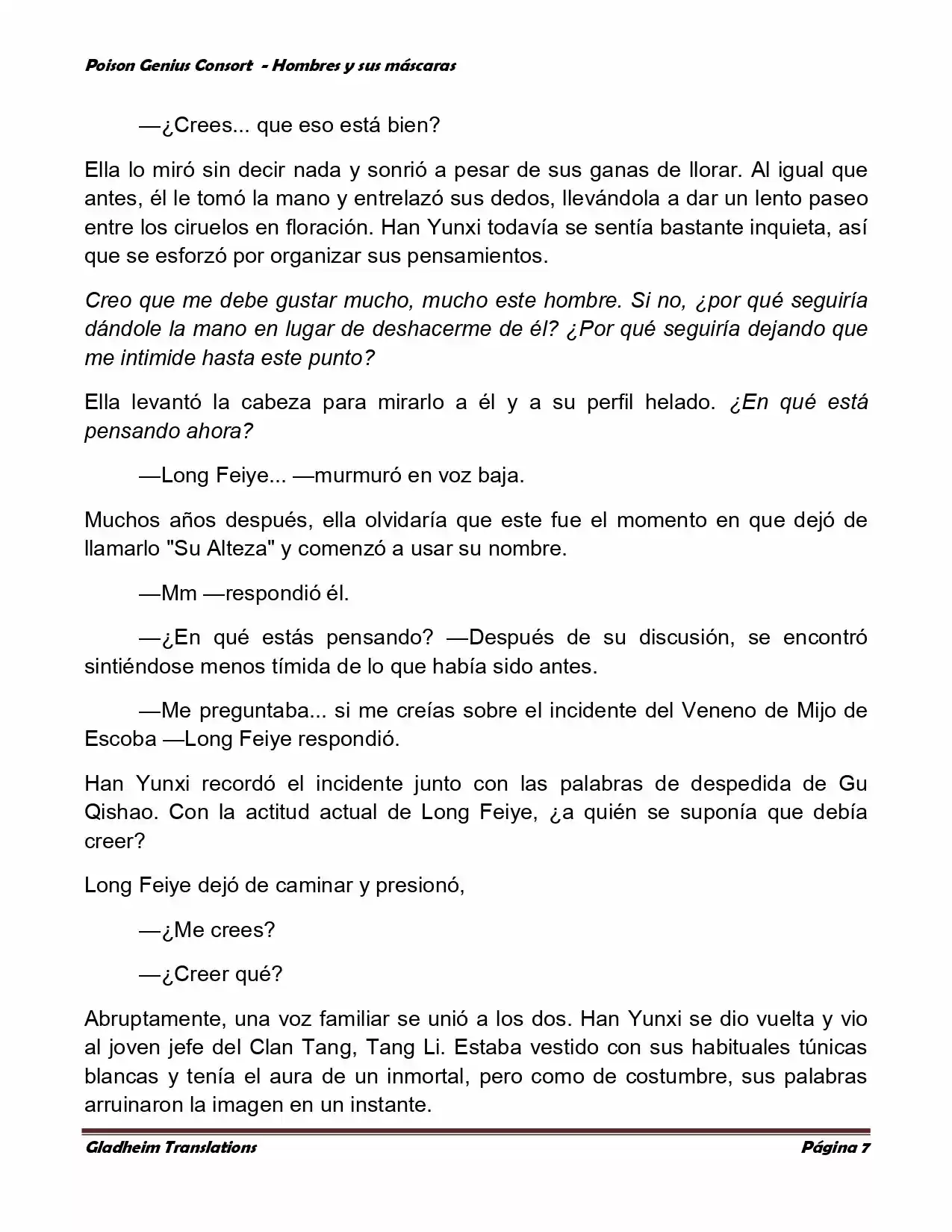 Poison Genious Consort (Novela) - Capítulo 365 - Página 7 - LectorTMOo