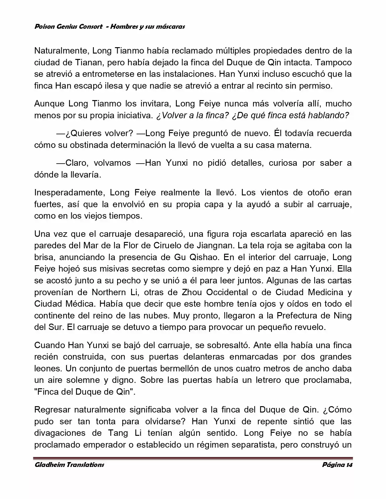 Poison Genious Consort (Novela) - Capítulo 365 - Página 14 - LectorTMOo