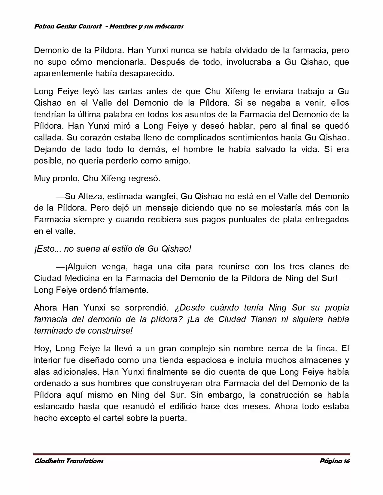 Poison Genious Consort (Novela) - Capítulo 365 - Página 16 - LectorTMOo