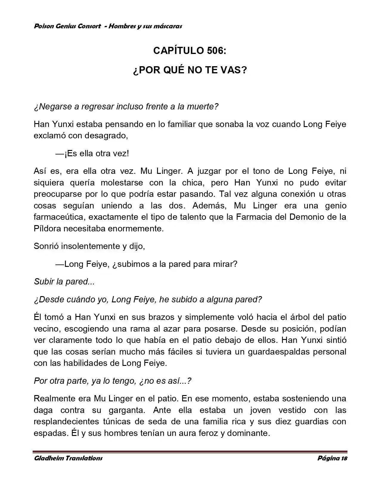 Poison Genious Consort (Novela) - Capítulo 365 - Página 18 - LectorTMOo