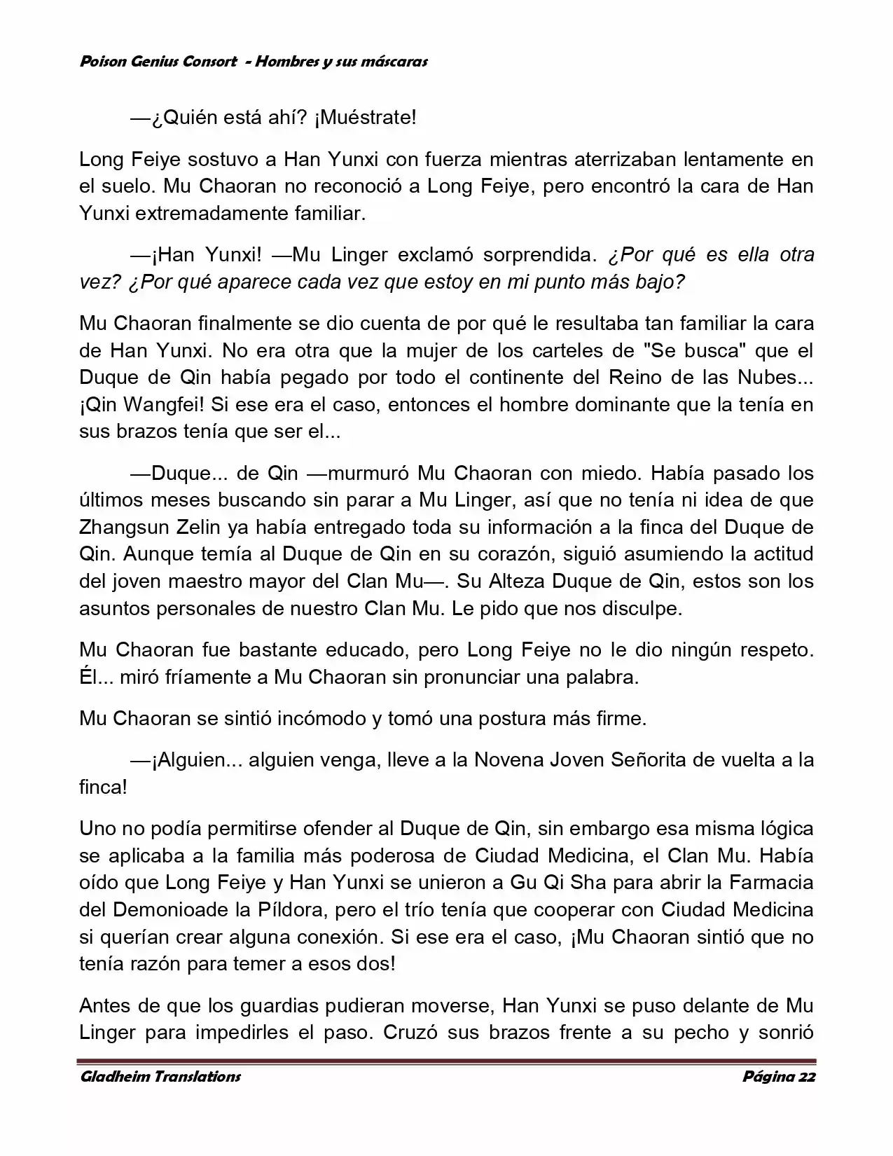 Poison Genious Consort (Novela) - Capítulo 365 - Página 22 - LectorTMOo