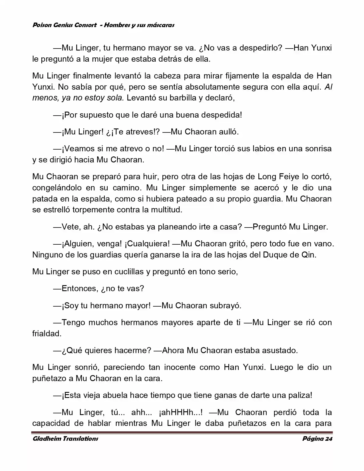 Poison Genious Consort (Novela) - Capítulo 365 - Página 24 - LectorTMOo