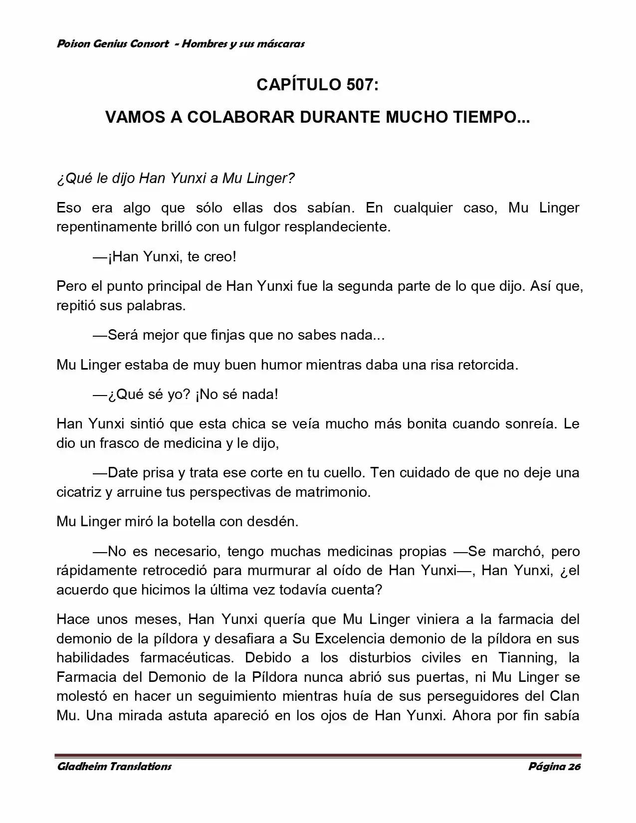 Poison Genious Consort (Novela) - Capítulo 365 - Página 26 - LectorTMOo