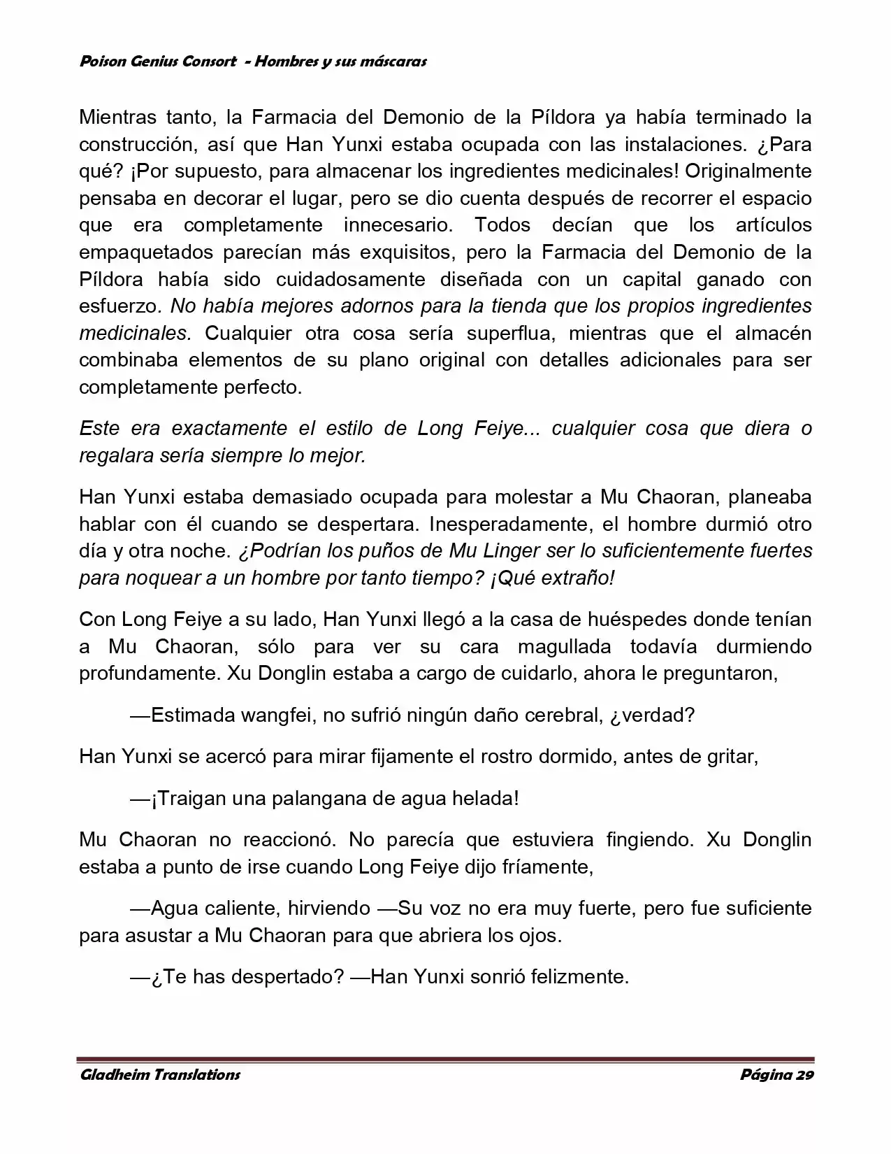 Poison Genious Consort (Novela) - Capítulo 365 - Página 29 - LectorTMOo