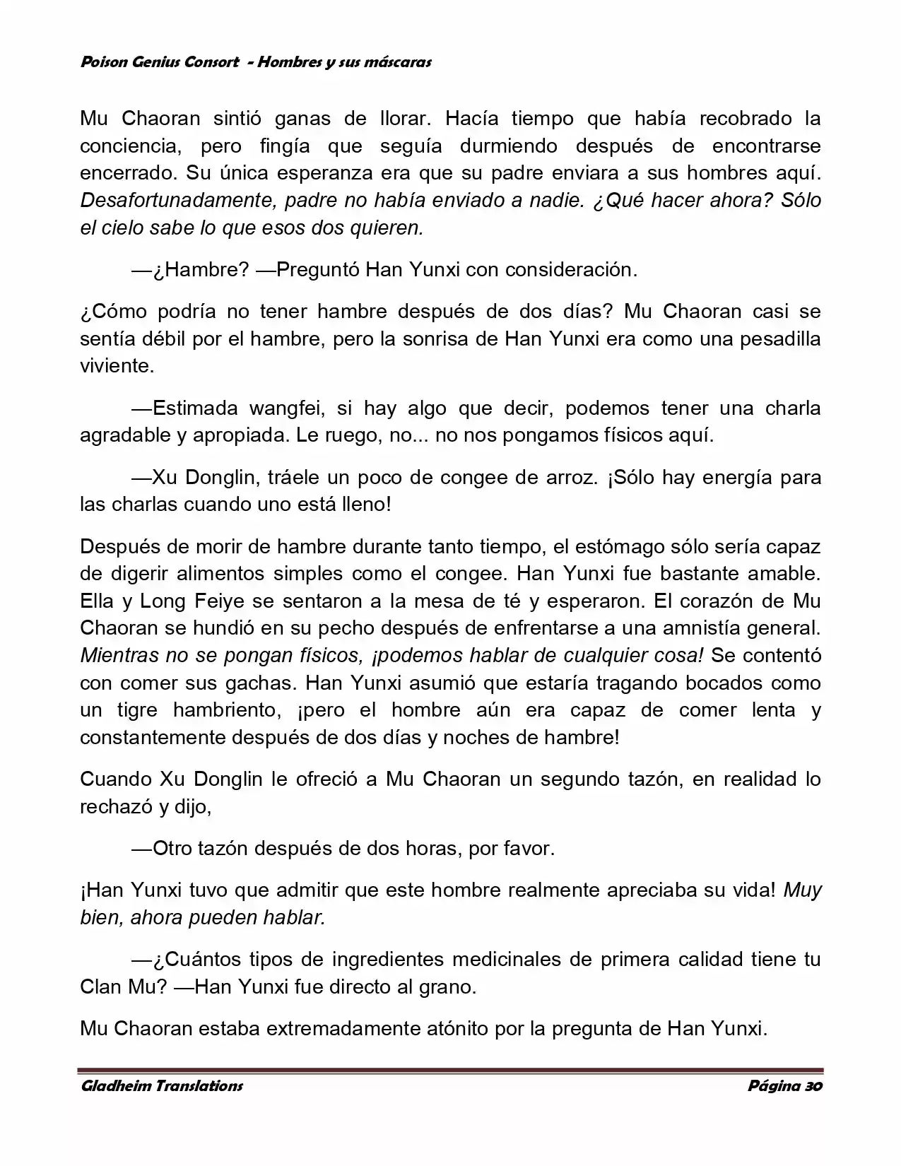 Poison Genious Consort (Novela) - Capítulo 365 - Página 30 - LectorTMOo
