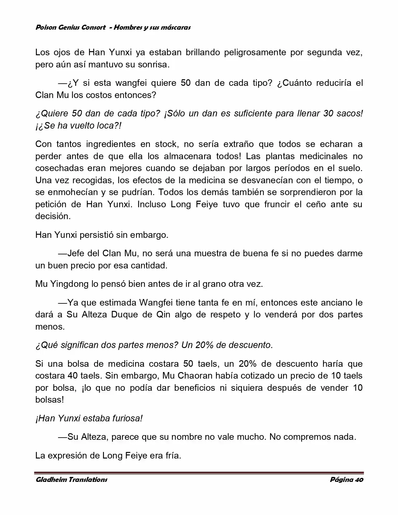 Poison Genious Consort (Novela) - Capítulo 365 - Página 40 - LectorTMOo