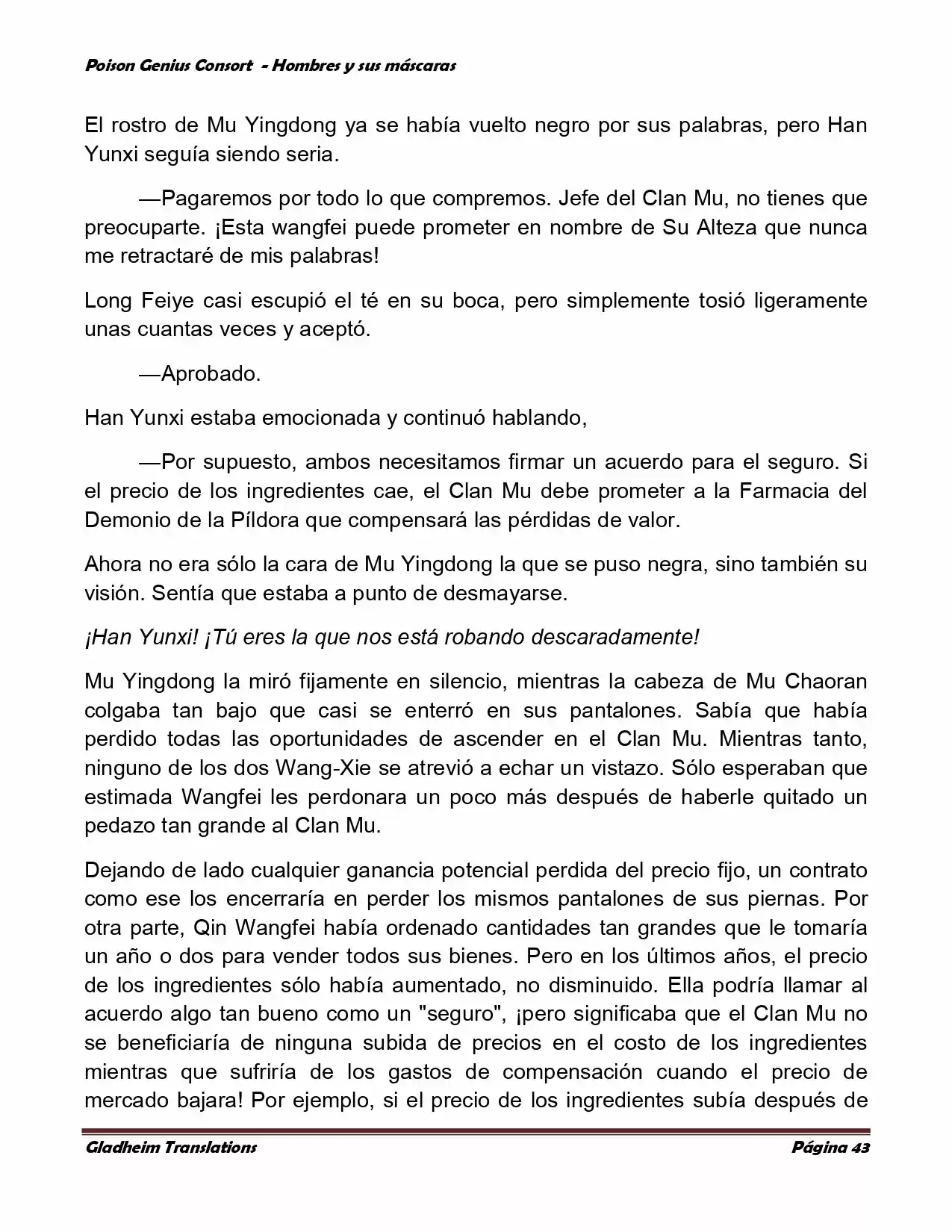 Poison Genious Consort (Novela) - Capítulo 365 - Página 43 - LectorTMOo