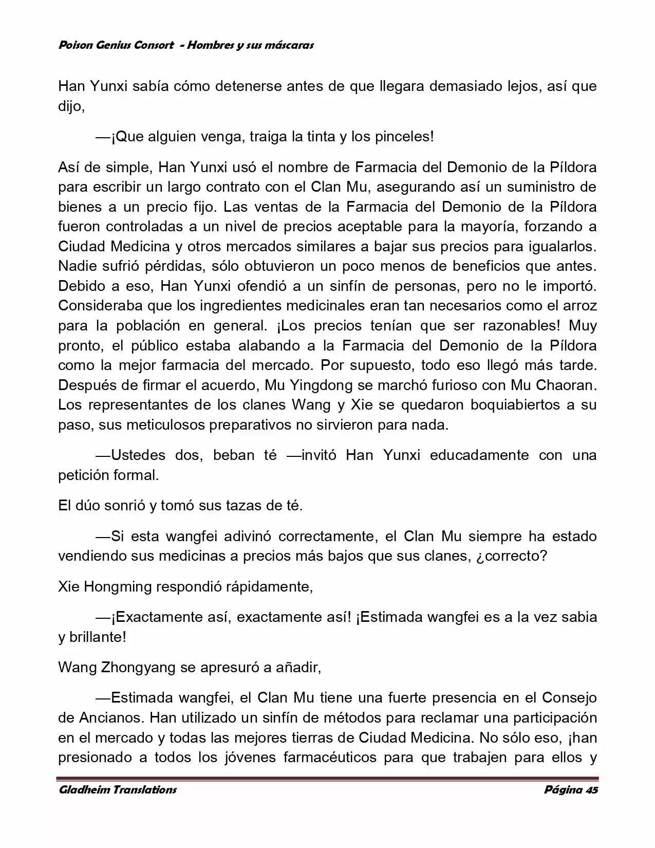 Poison Genious Consort (Novela) - Capítulo 365 - Página 45 - LectorTMOo