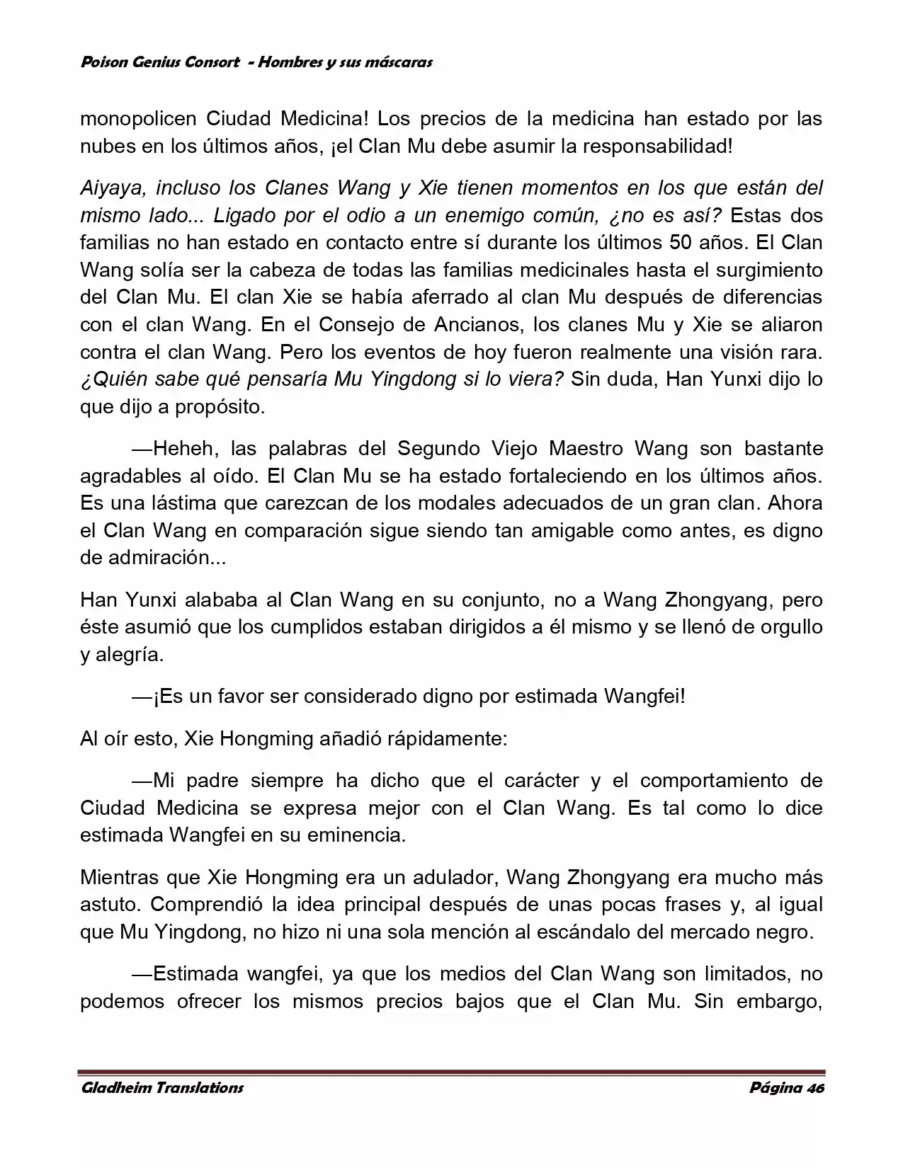 Poison Genious Consort (Novela) - Capítulo 365 - Página 46 - LectorTMOo