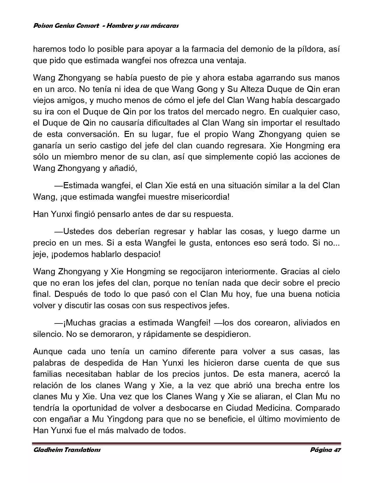 Poison Genious Consort (Novela) - Capítulo 365 - Página 47 - LectorTMOo