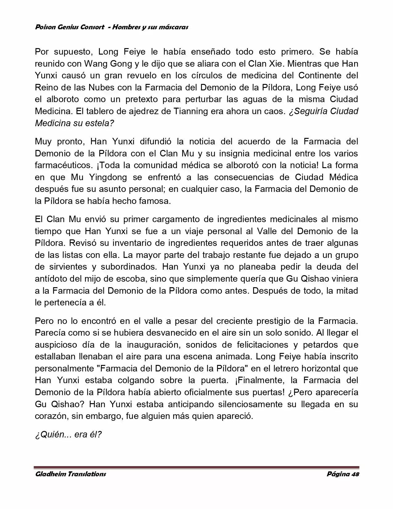 Poison Genious Consort (Novela) - Capítulo 365 - Página 48 - LectorTMOo