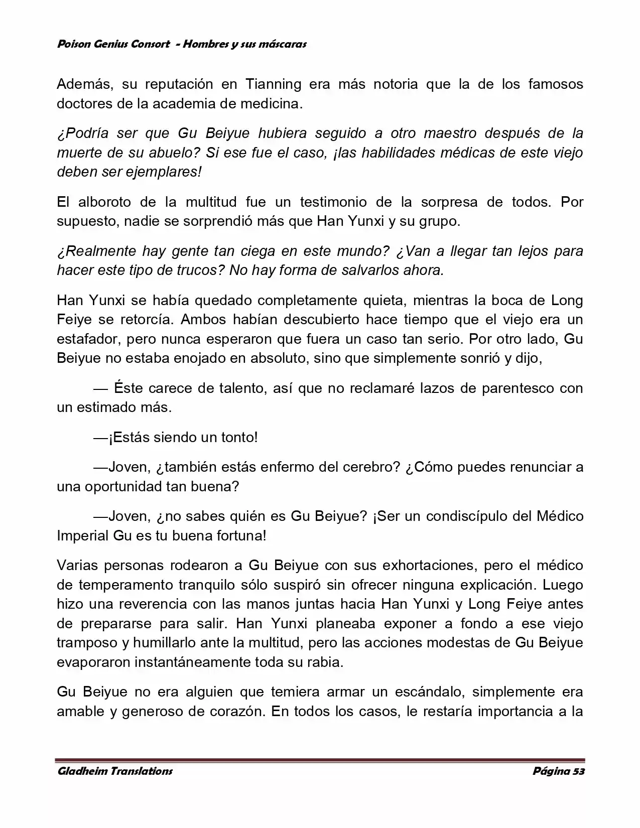 Poison Genious Consort (Novela) - Capítulo 365 - Página 53 - LectorTMOo