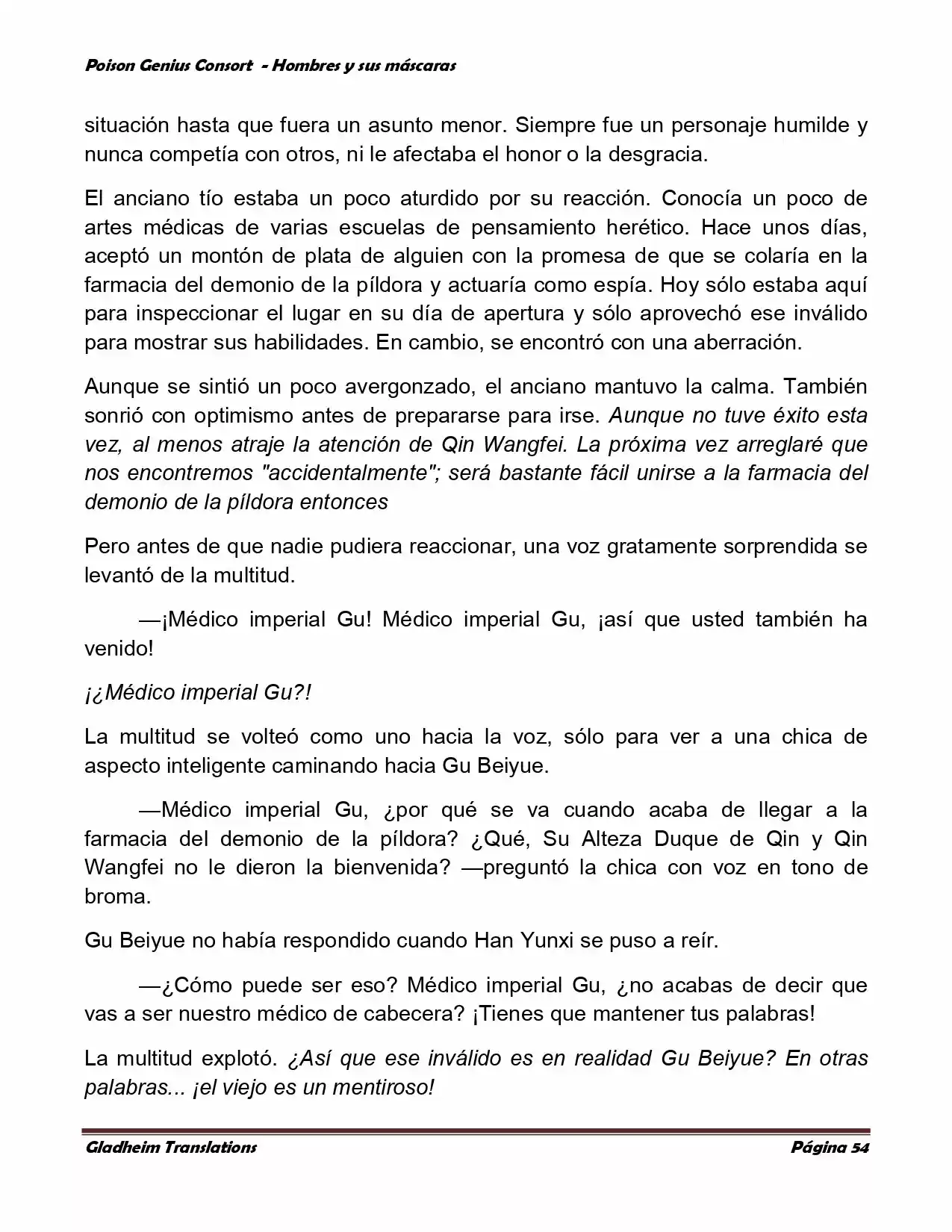Poison Genious Consort (Novela) - Capítulo 365 - Página 54 - LectorTMOo