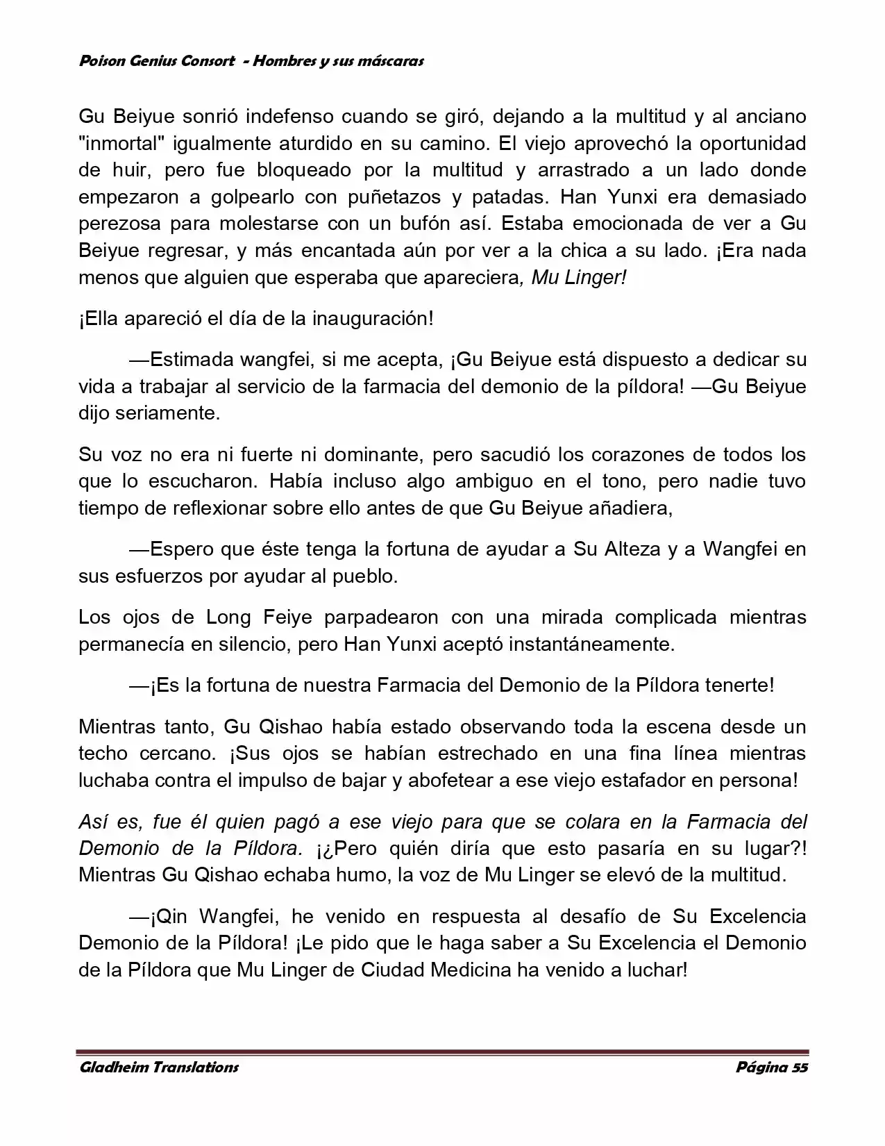 Poison Genious Consort (Novela) - Capítulo 365 - Página 55 - LectorTMOo