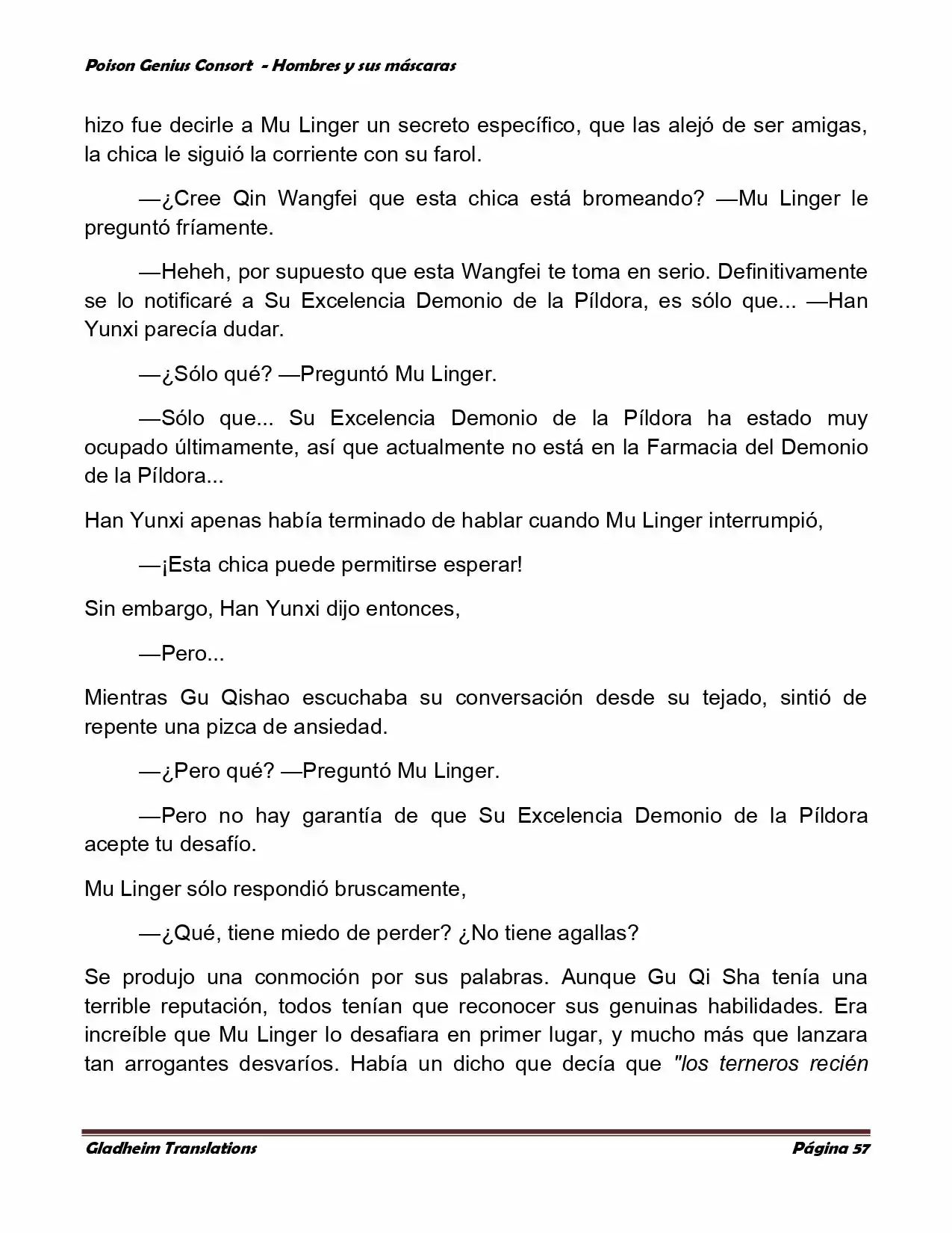 Poison Genious Consort (Novela) - Capítulo 365 - Página 57 - LectorTMOo