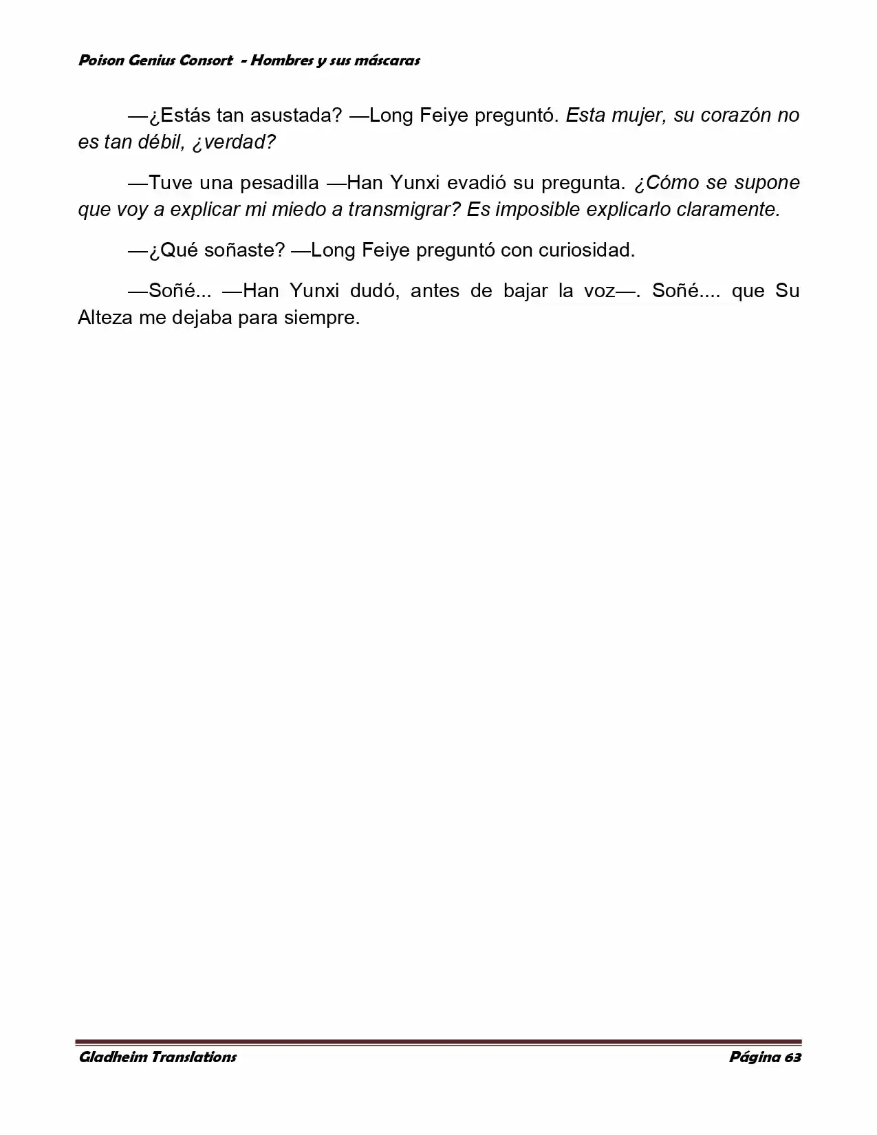 Poison Genious Consort (Novela) - Capítulo 365 - Página 63 - LectorTMOo