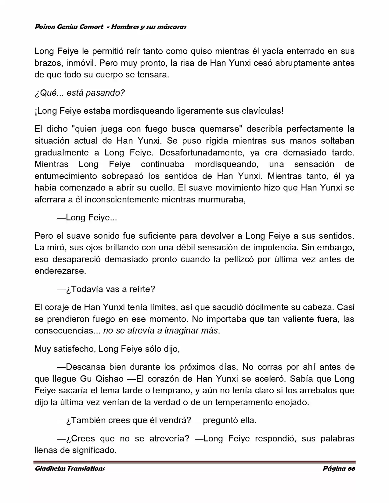 Poison Genious Consort (Novela) - Capítulo 365 - Página 66 - LectorTMOo