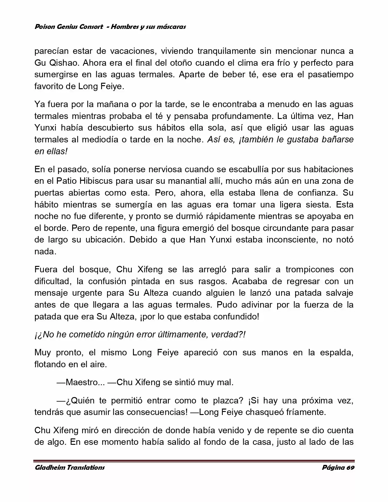 Poison Genious Consort (Novela) - Capítulo 365 - Página 69 - LectorTMOo