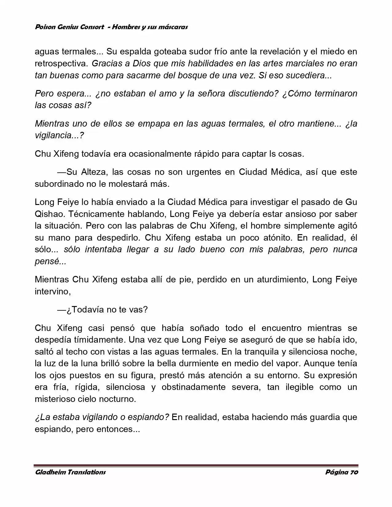 Poison Genious Consort (Novela) - Capítulo 365 - Página 70 - LectorTMOo