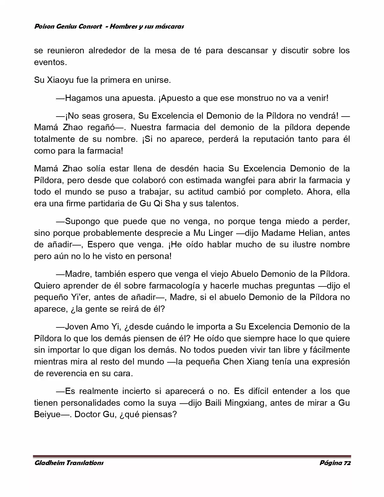 Poison Genious Consort (Novela) - Capítulo 365 - Página 72 - LectorTMOo