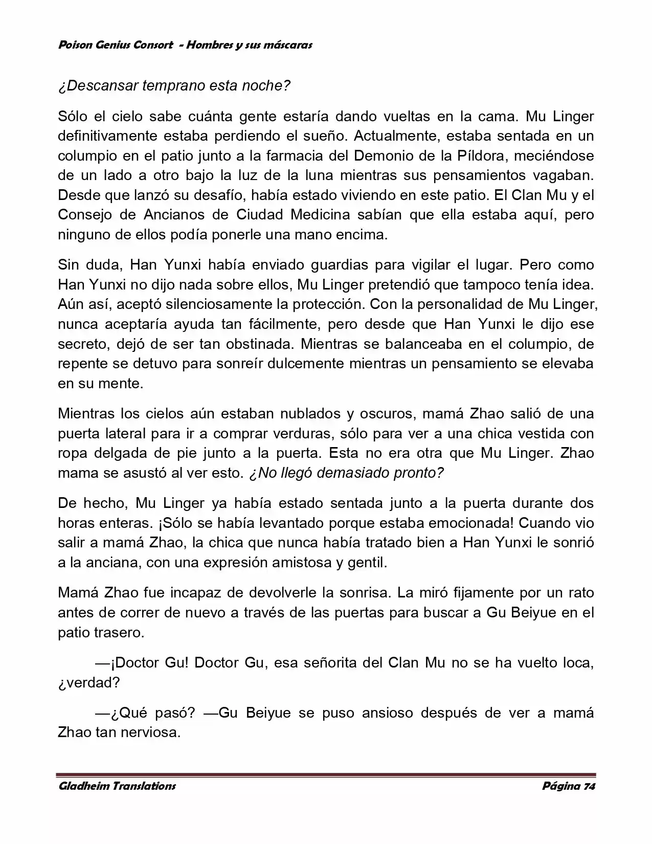 Poison Genious Consort (Novela) - Capítulo 365 - Página 74 - LectorTMOo