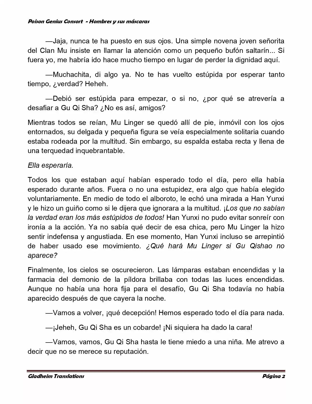 Poison Genious Consort (Novela) - Capítulo 366 - Página 2 - LectorTMOo