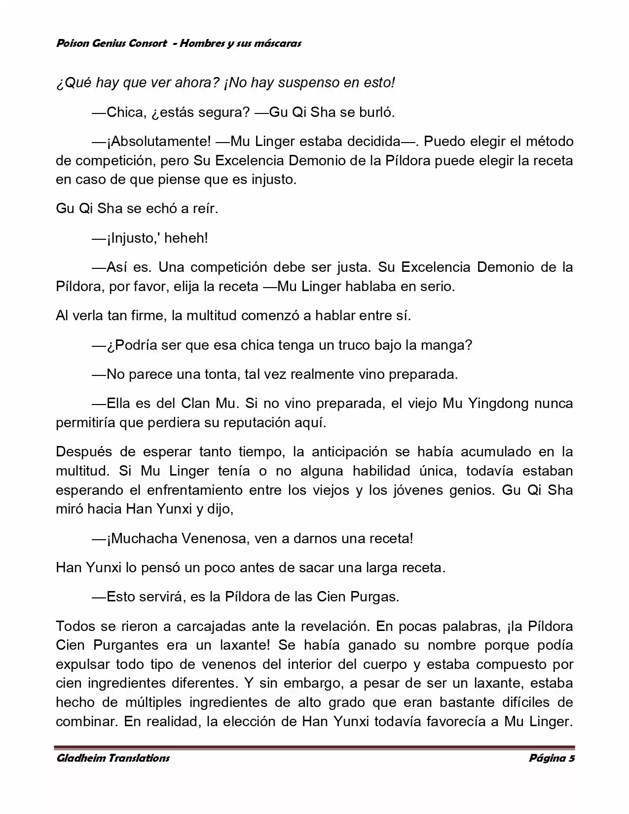 Poison Genious Consort (Novela) - Capítulo 366 - Página 5 - LectorTMOo