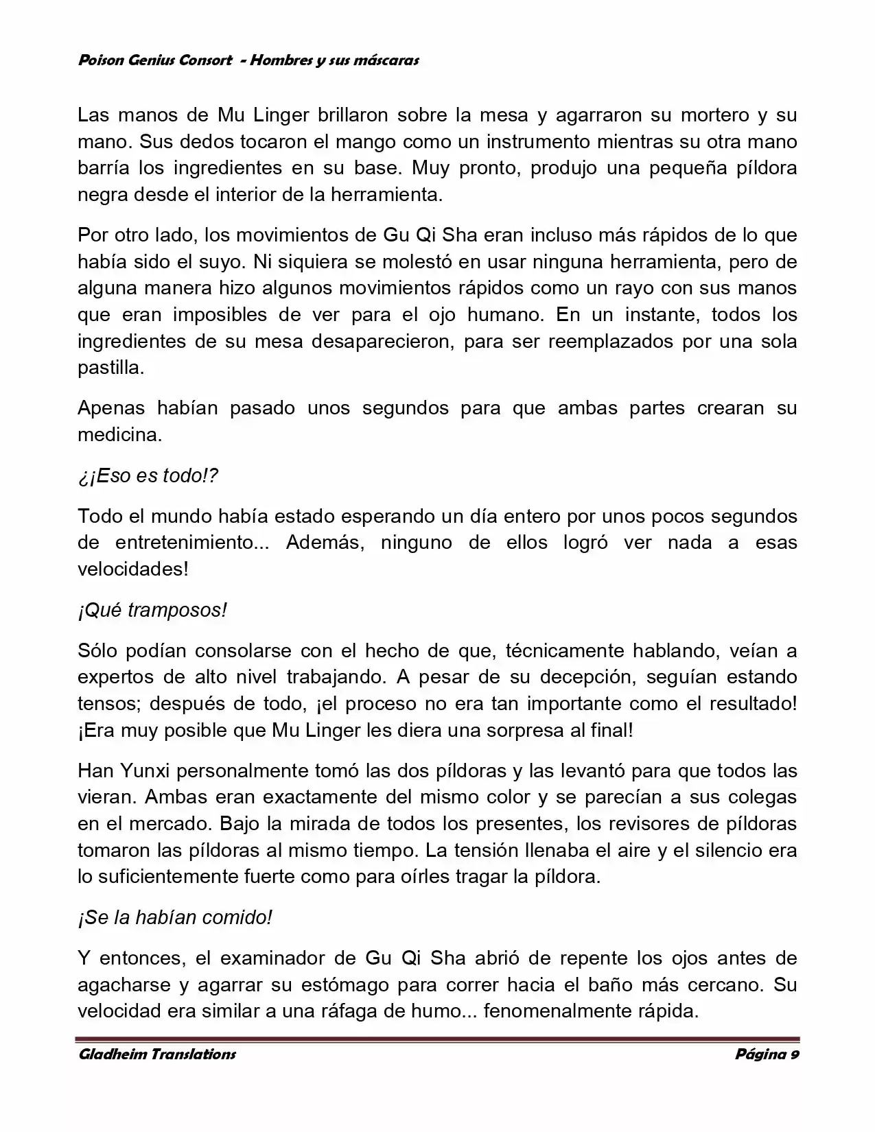 Poison Genious Consort (Novela) - Capítulo 366 - Página 9 - LectorTMOo
