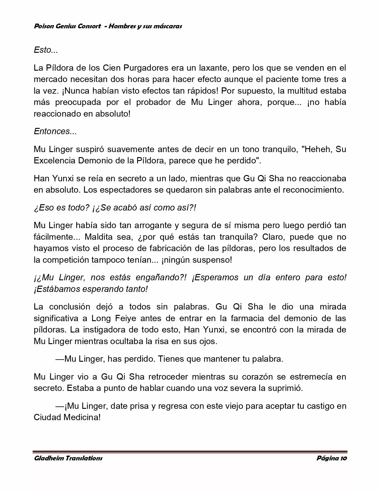 Poison Genious Consort (Novela) - Capítulo 366 - Página 10 - LectorTMOo