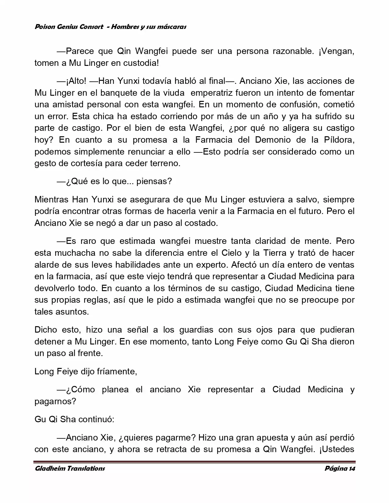 Poison Genious Consort (Novela) - Capítulo 366 - Página 14 - LectorTMOo