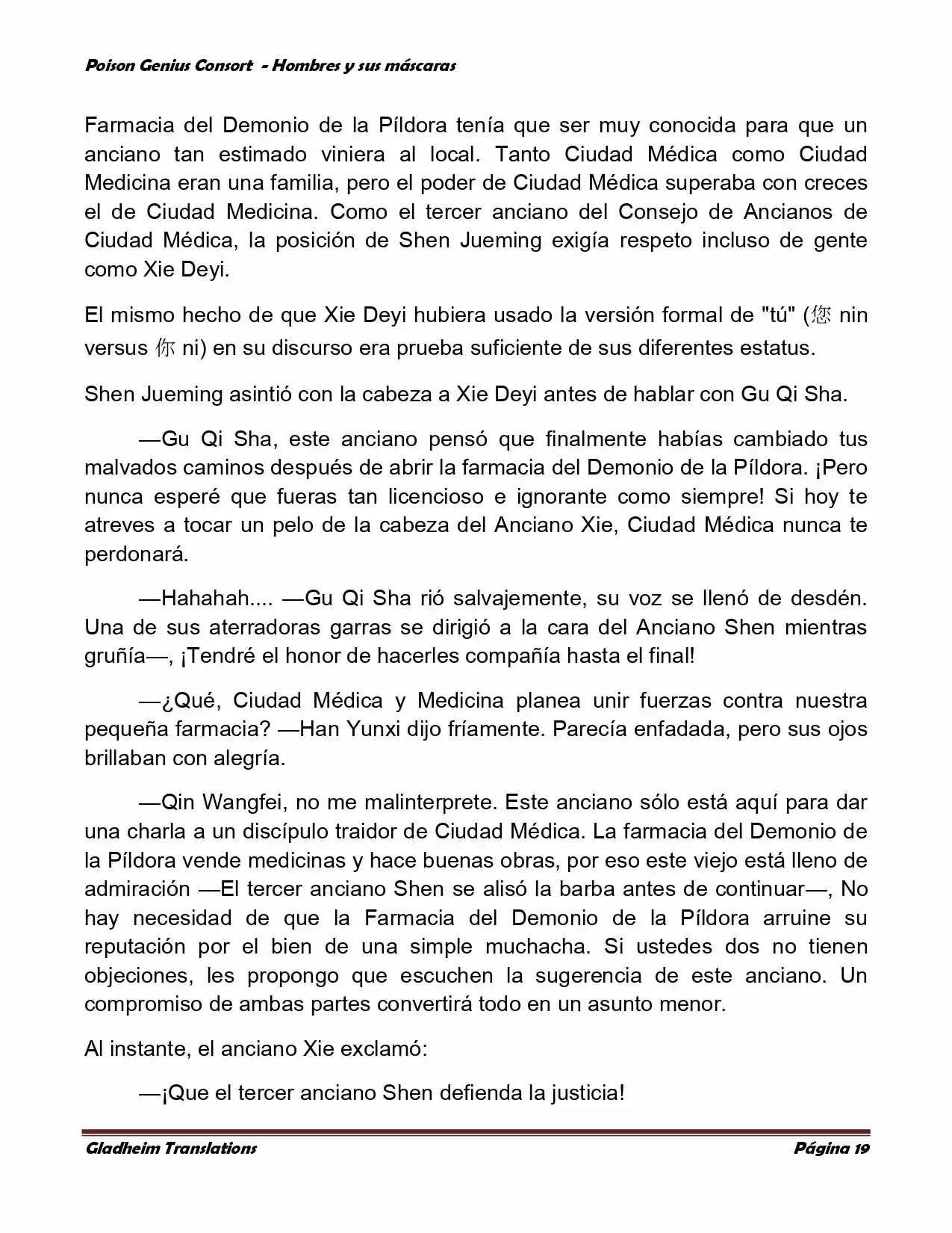 Poison Genious Consort (Novela) - Capítulo 366 - Página 19 - LectorTMOo