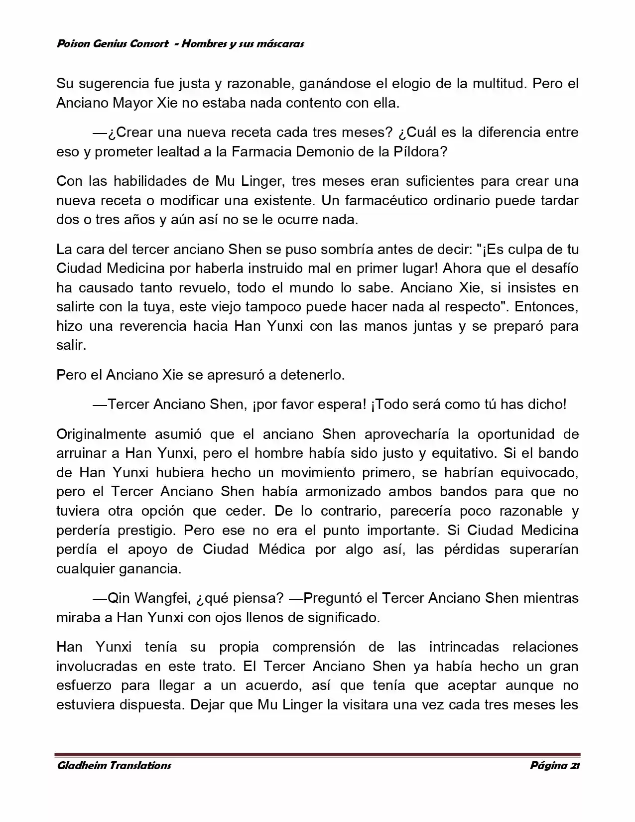 Poison Genious Consort (Novela) - Capítulo 366 - Página 21 - LectorTMOo