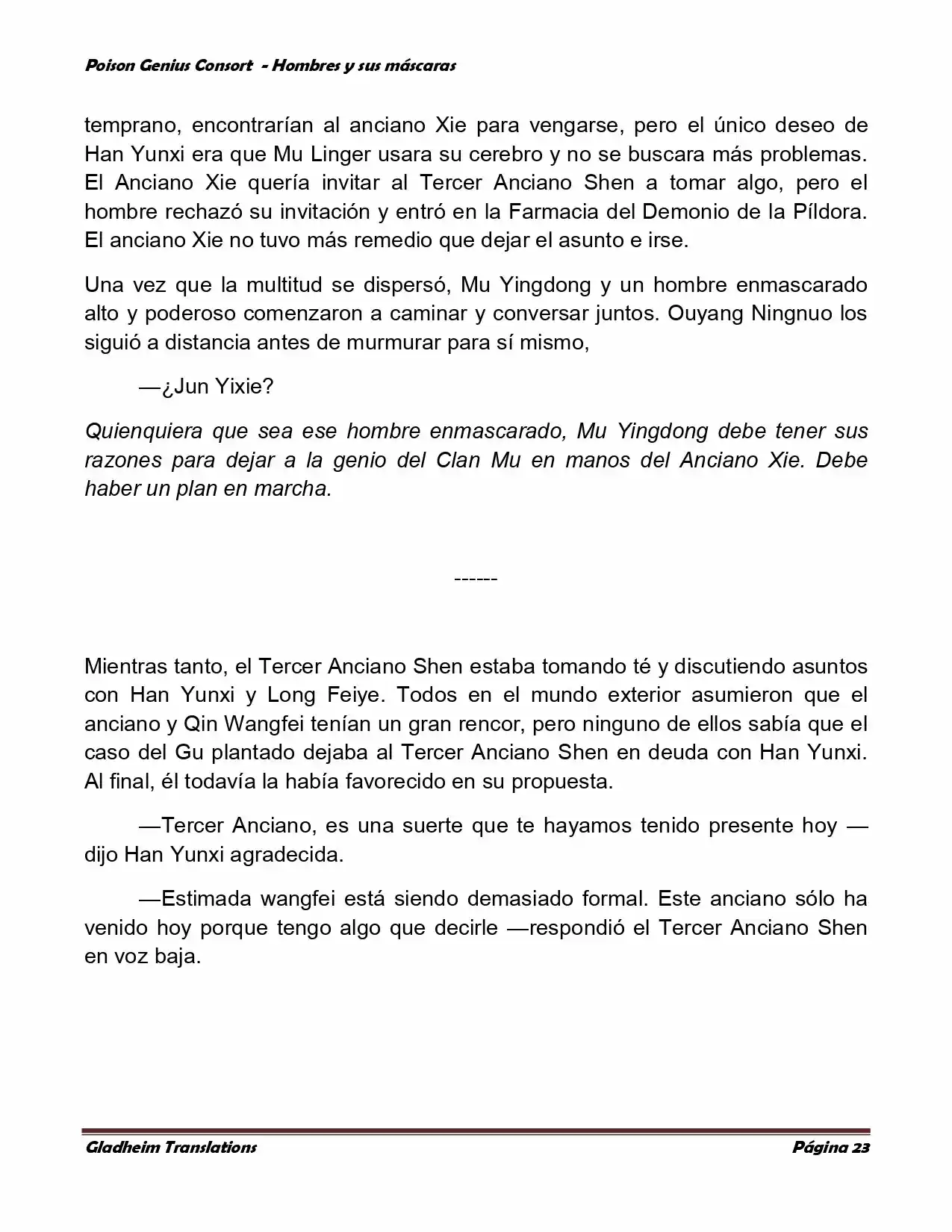 Poison Genious Consort (Novela) - Capítulo 366 - Página 23 - LectorTMOo