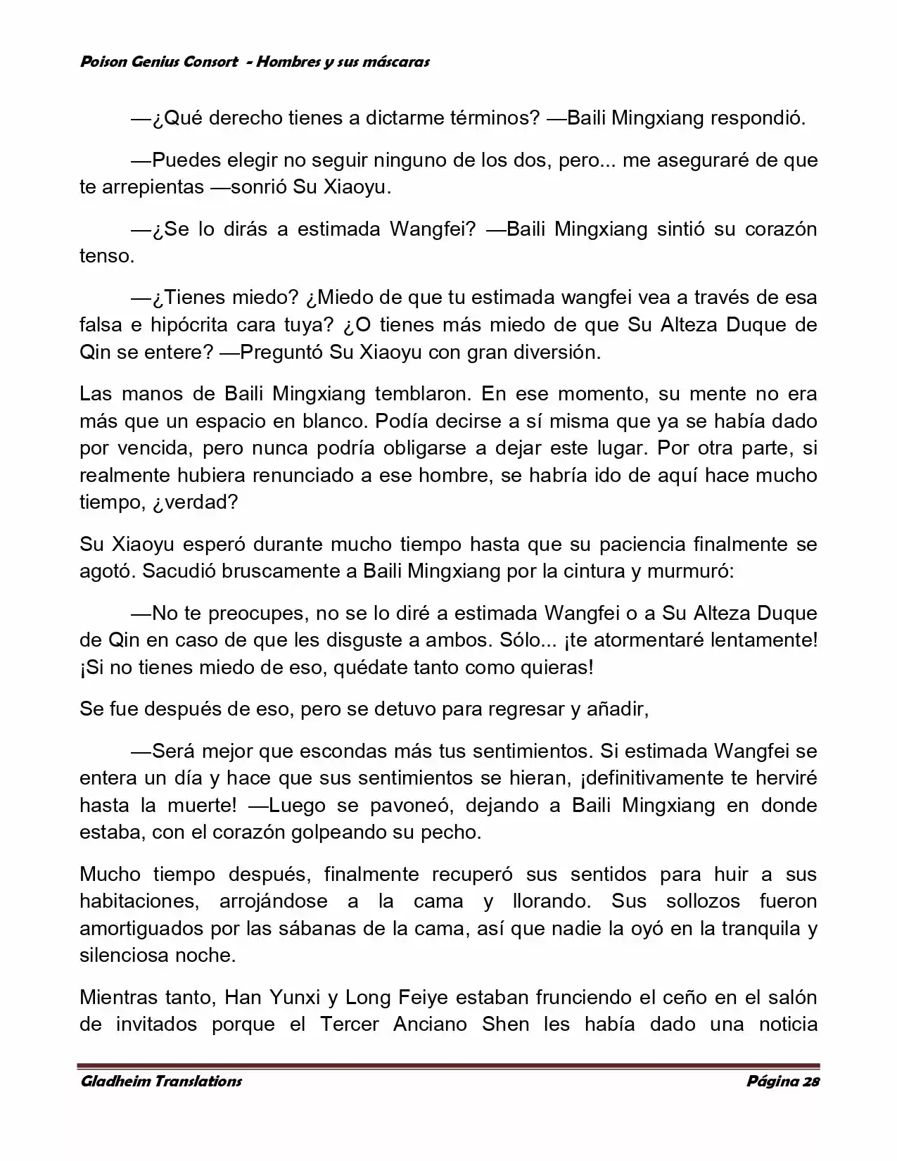 Poison Genious Consort (Novela) - Capítulo 366 - Página 28 - LectorTMOo