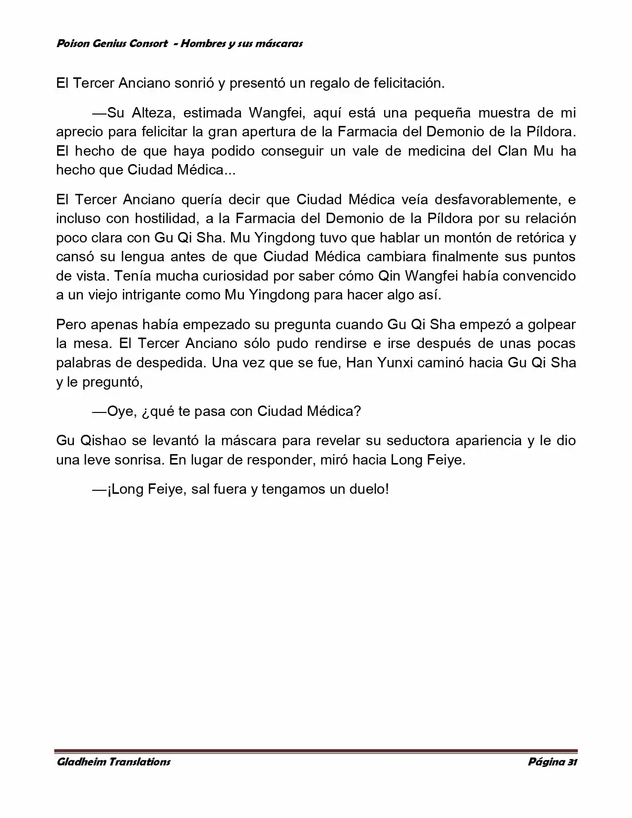 Poison Genious Consort (Novela) - Capítulo 366 - Página 32 - LectorTMOo