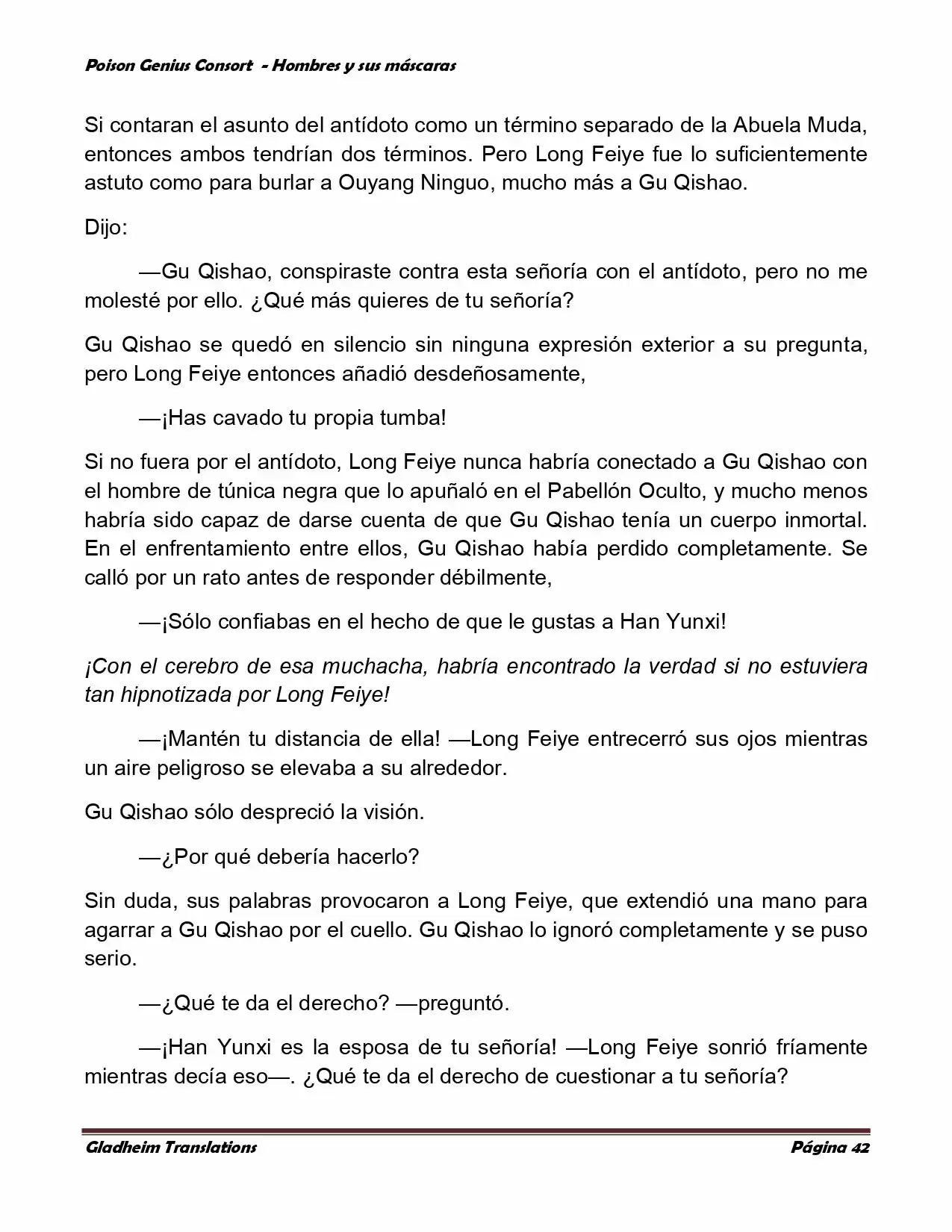 Poison Genious Consort (Novela) - Capítulo 366 - Página 48 - LectorTMOo