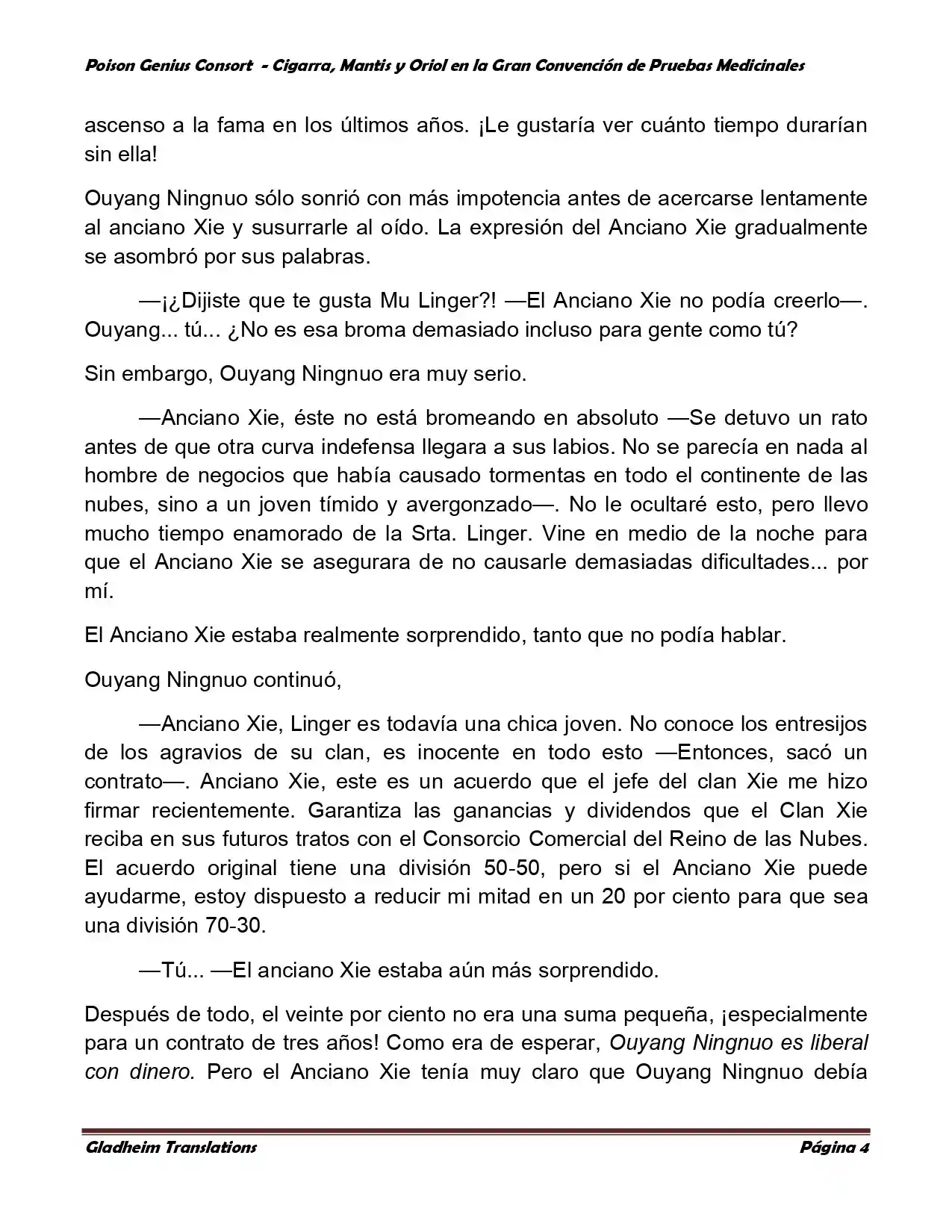 Poison Genious Consort (Novela) - Capítulo 367 - Página 4 - LectorTMOo