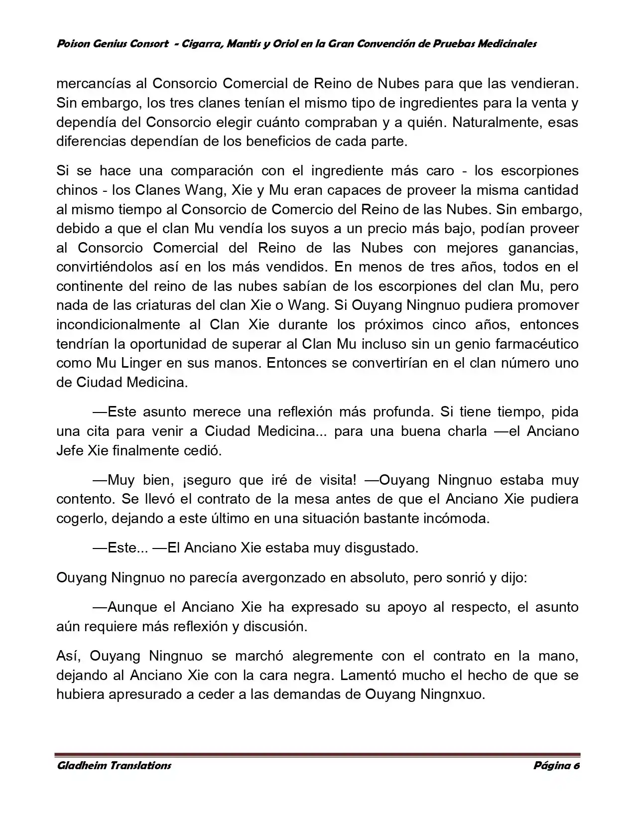 Poison Genious Consort (Novela) - Capítulo 367 - Página 6 - LectorTMOo
