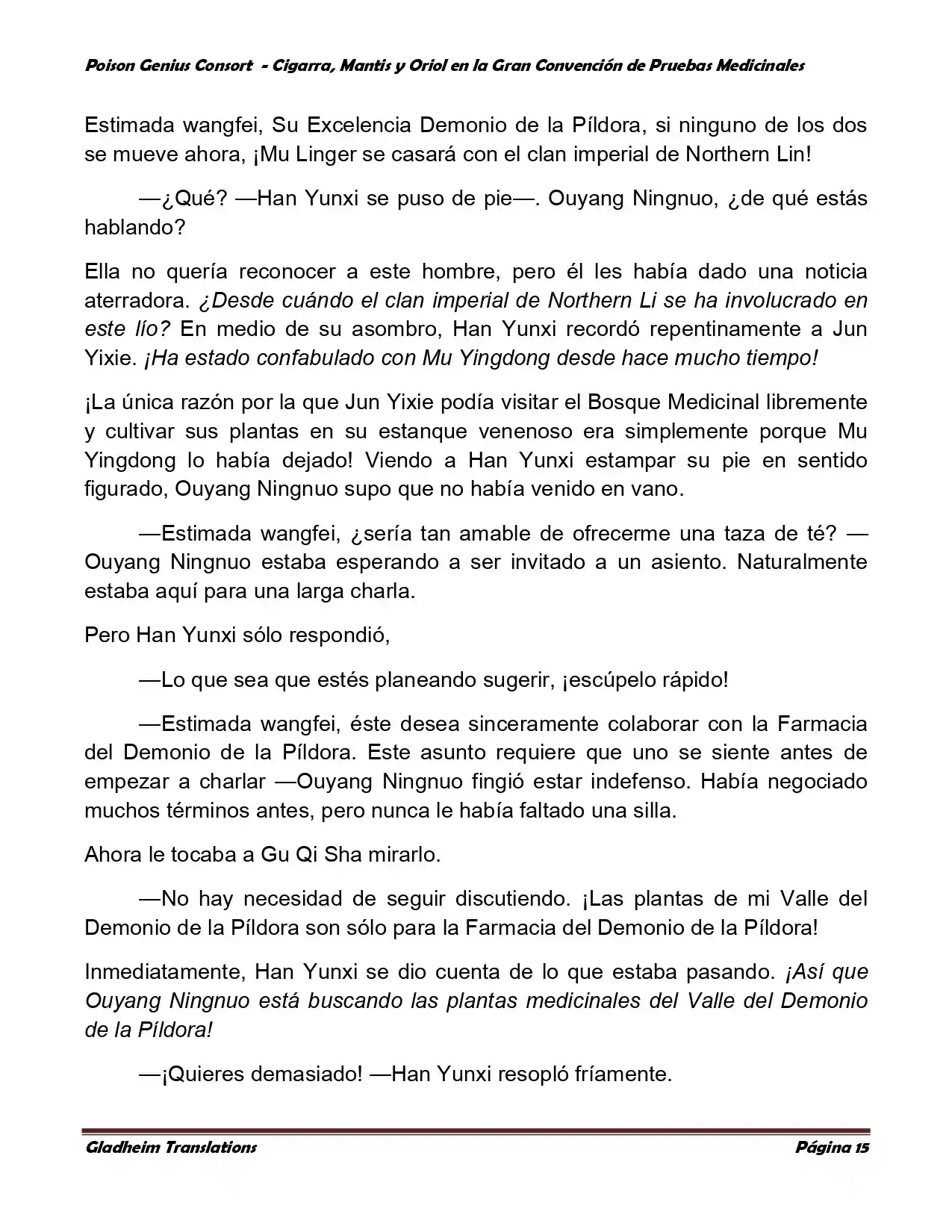Poison Genious Consort (Novela) - Capítulo 367 - Página 15 - LectorTMOo