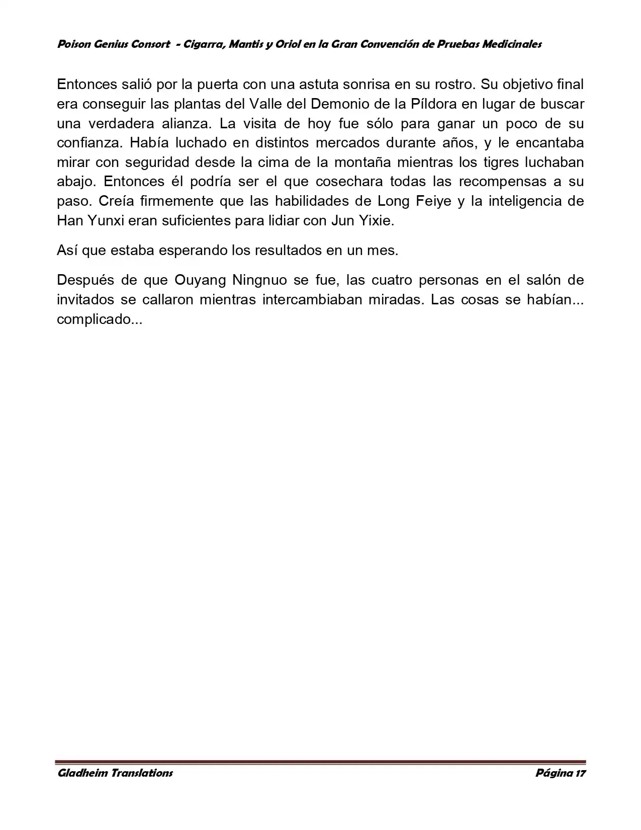 Poison Genious Consort (Novela) - Capítulo 367 - Página 17 - LectorTMOo