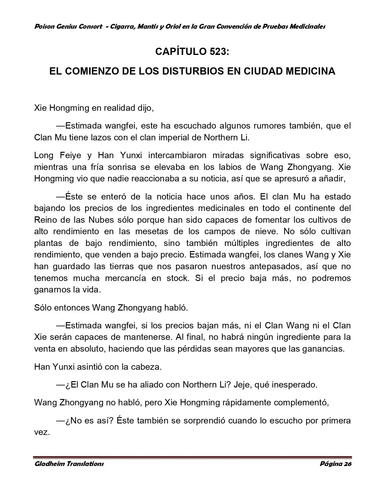 Poison Genious Consort (Novela) - Capítulo 367 - Página 26 - LectorTMOo