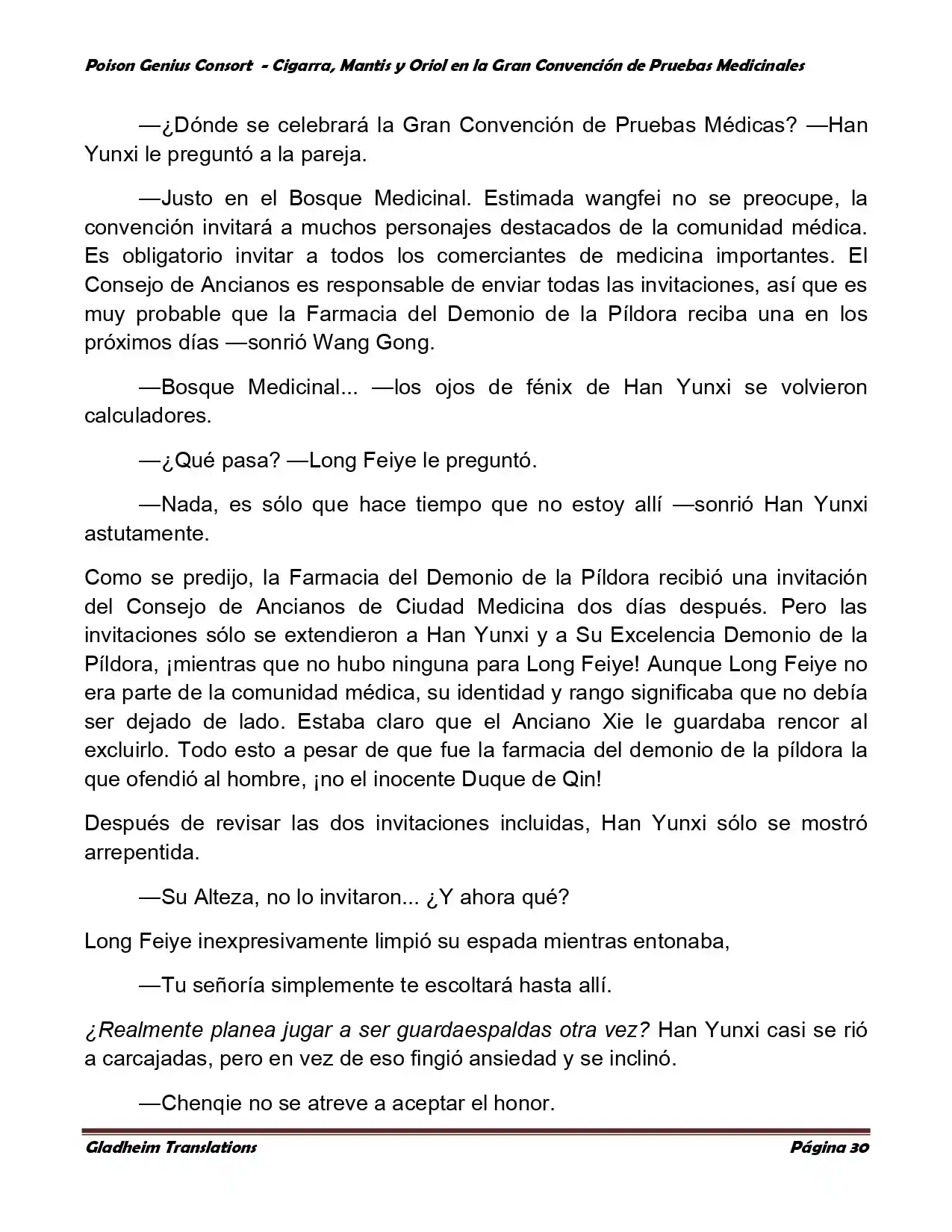 Poison Genious Consort (Novela) - Capítulo 367 - Página 30 - LectorTMOo