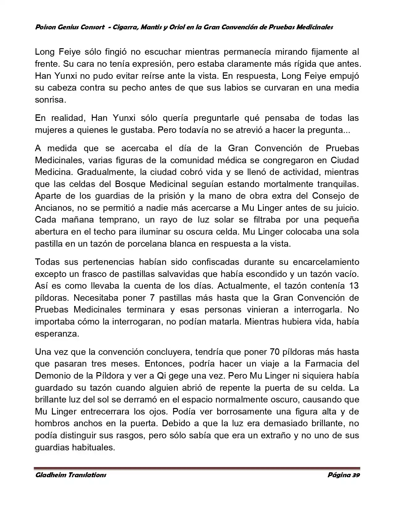 Poison Genious Consort (Novela) - Capítulo 367 - Página 39 - LectorTMOo