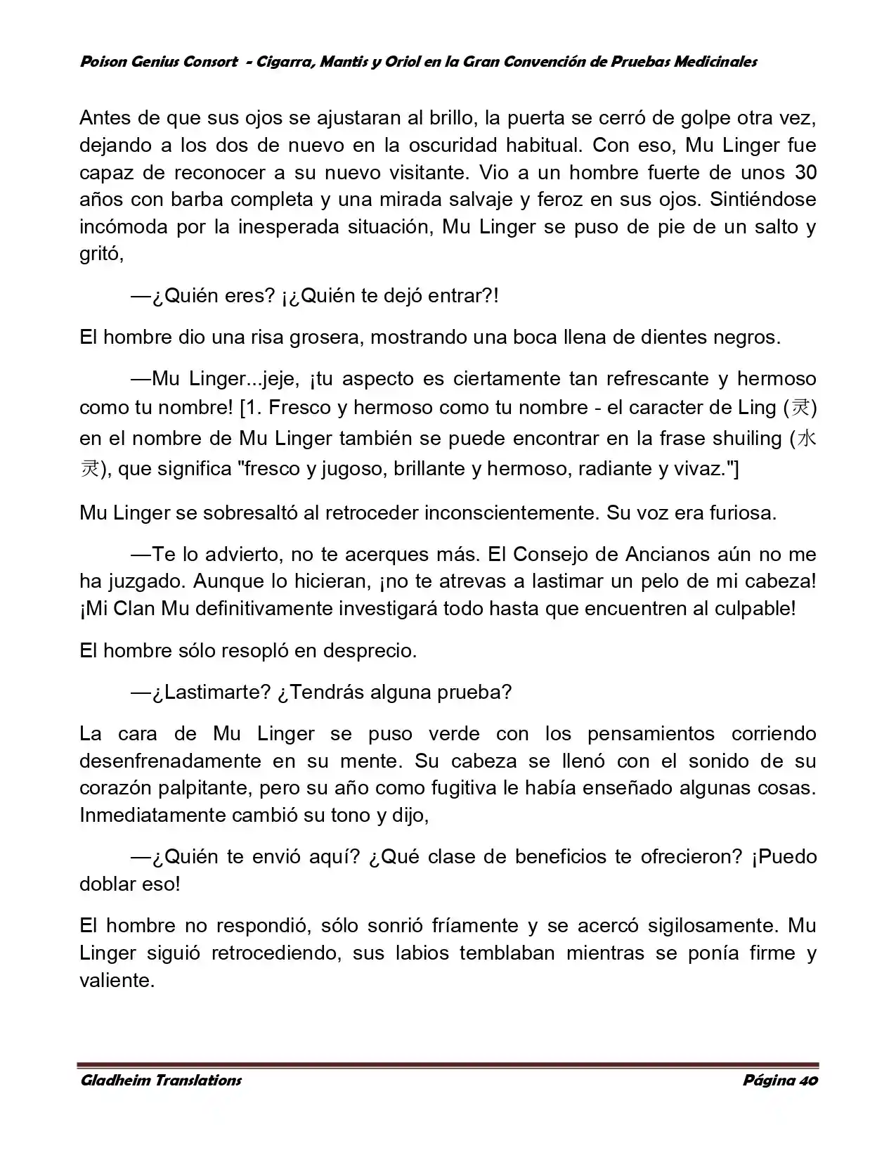 Poison Genious Consort (Novela) - Capítulo 367 - Página 40 - LectorTMOo