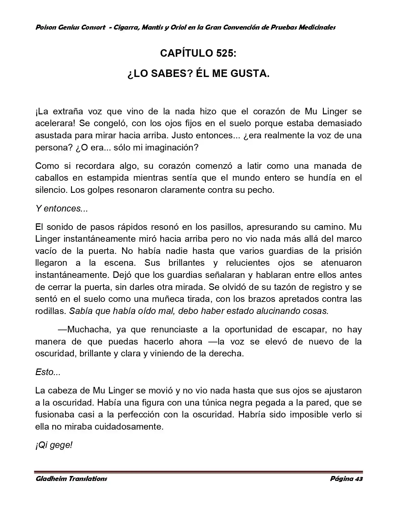 Poison Genious Consort (Novela) - Capítulo 367 - Página 43 - LectorTMOo
